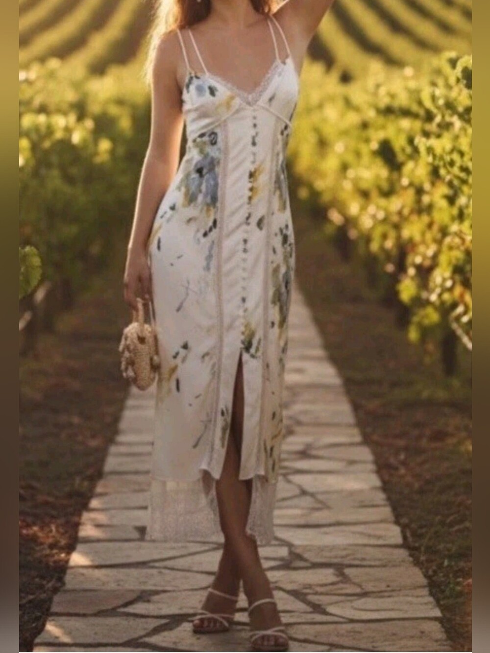 Anthropologie Midi Dress.  Size 26W Is With Tag. Size 2 No Tag